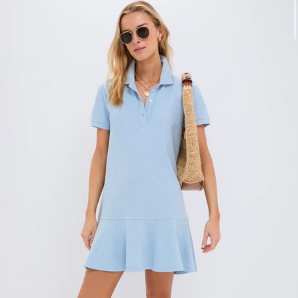 **NWT** Tuckernuck Light Blue Pique May Polo Dress